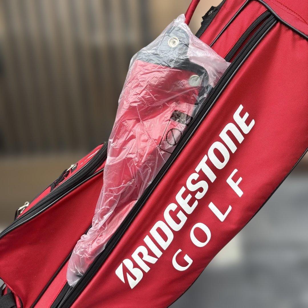 BRIDGESTONE GOLF キャディバッグ クラブセット レッド ジュニア