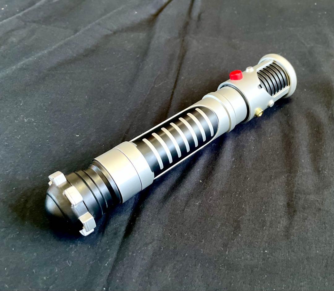 ★廃盤レア！STAR WARSオビワン ライトセイバー 伸縮式 電池式