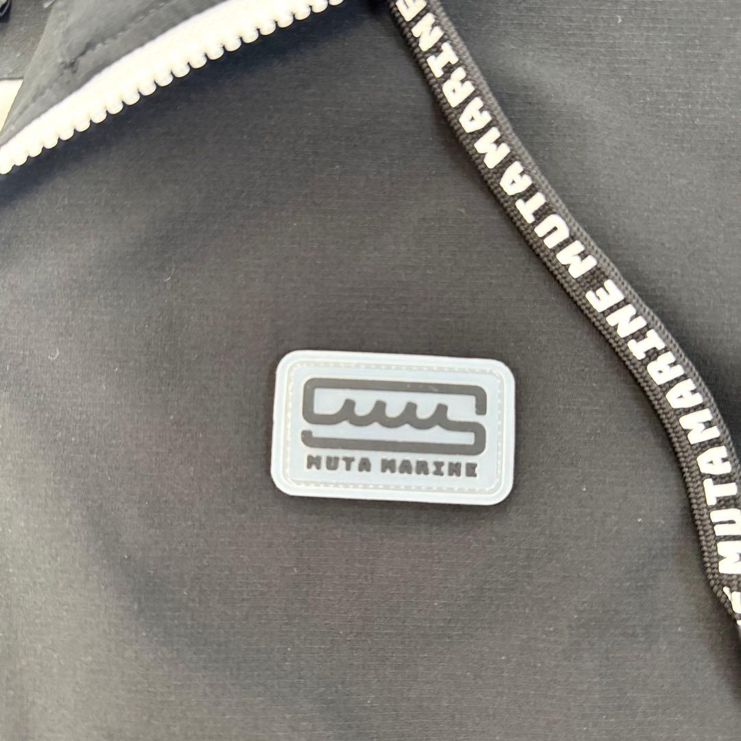 muta MARINE MOVEFIT ストレッチ ダブルジップ パーカー 黒