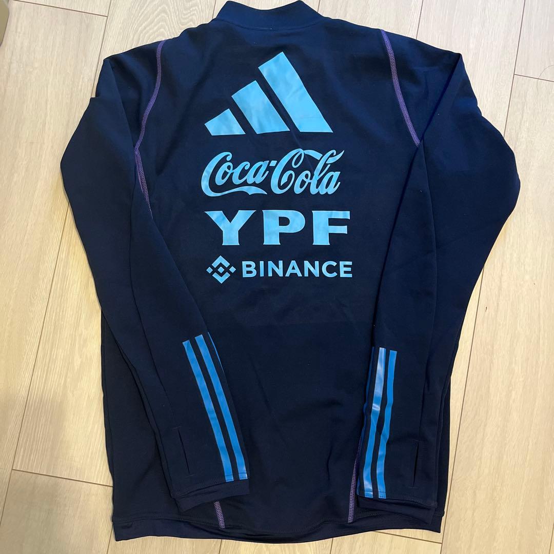 アルゼンチン代表 adidas ジャージ ネイビー　フルスポンサー