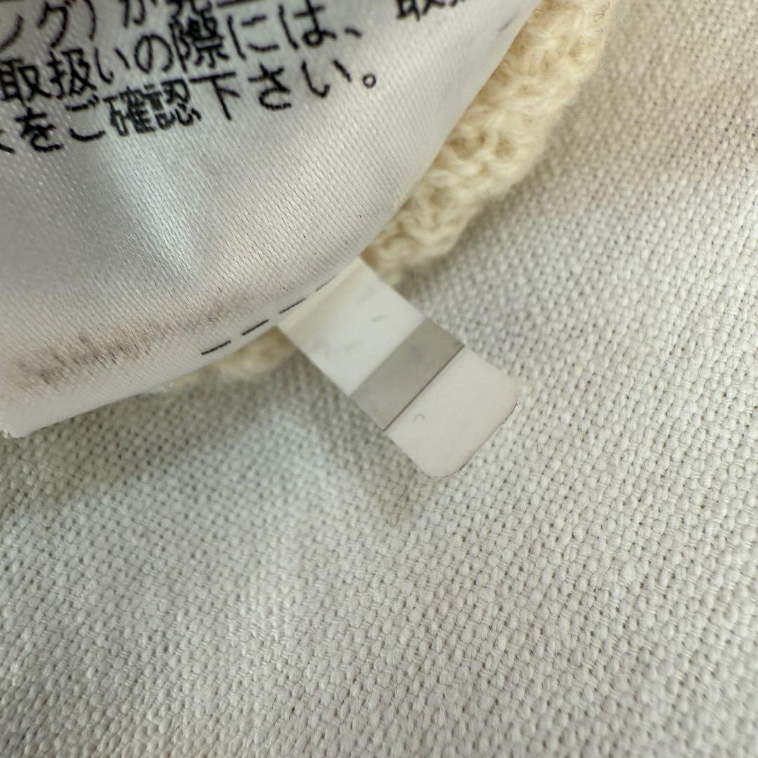 ウール100% マスターバニー　ニット　セーター　4 M〜L相当　白　アイボリー