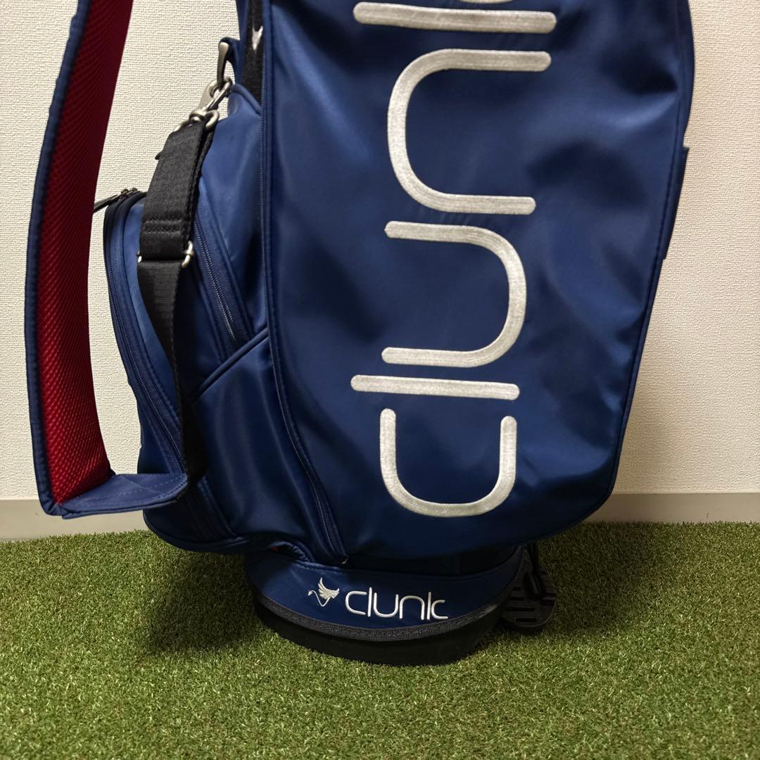 clunk クランク スタンド式 キャディバッグ 撥水 9型