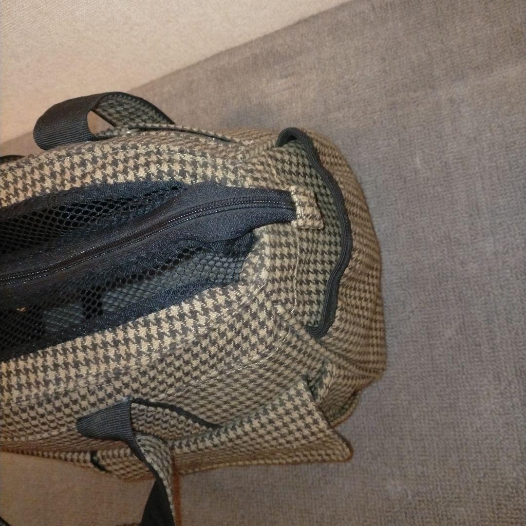 中型犬用チェック柄キャリーバッグ ドッグ＆キャッツ PIPI