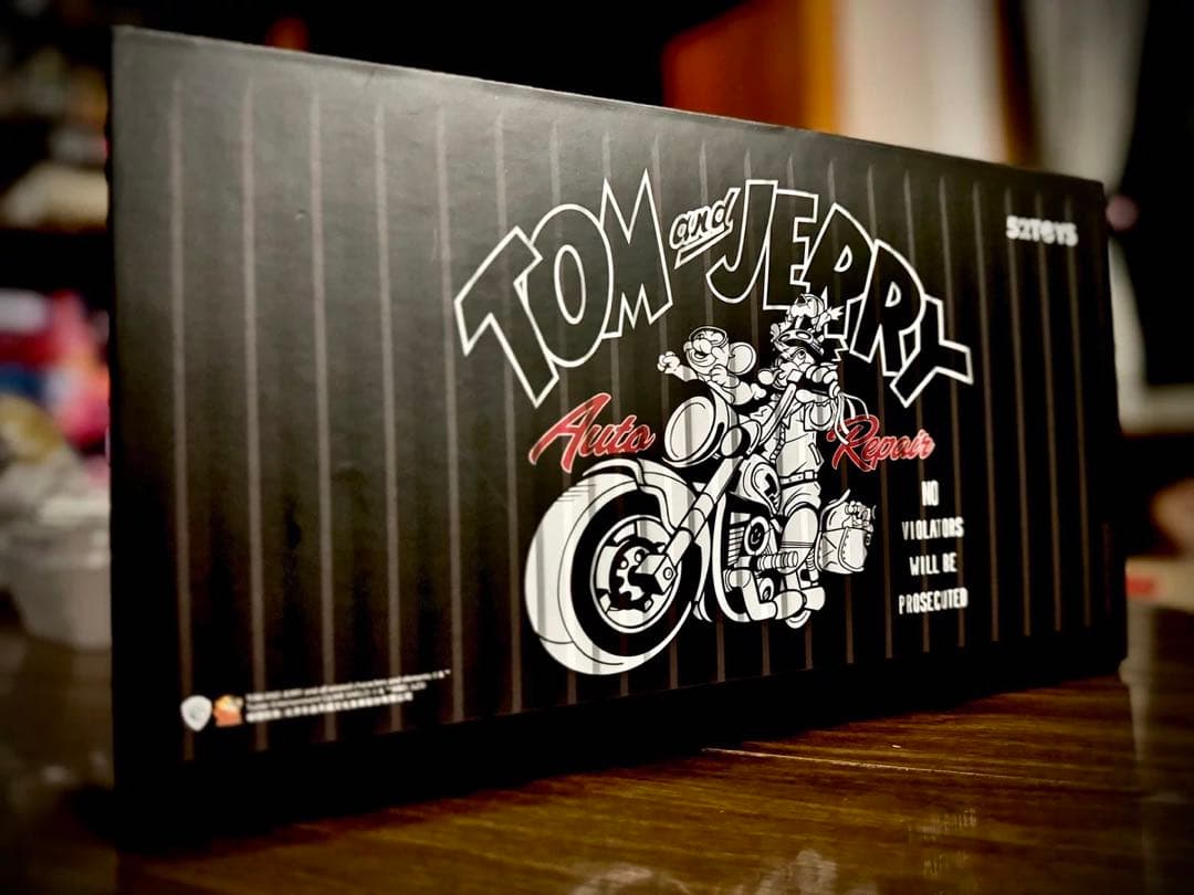 【海外限定】52toys トムとジェリー　バイク　フィギュア