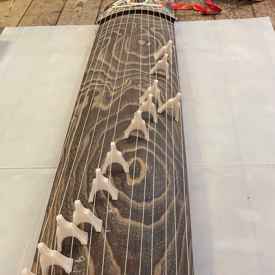 お琴 琴 和楽器 弦楽器 民族楽器 13弦 全長約185cm 中古 カバー付き