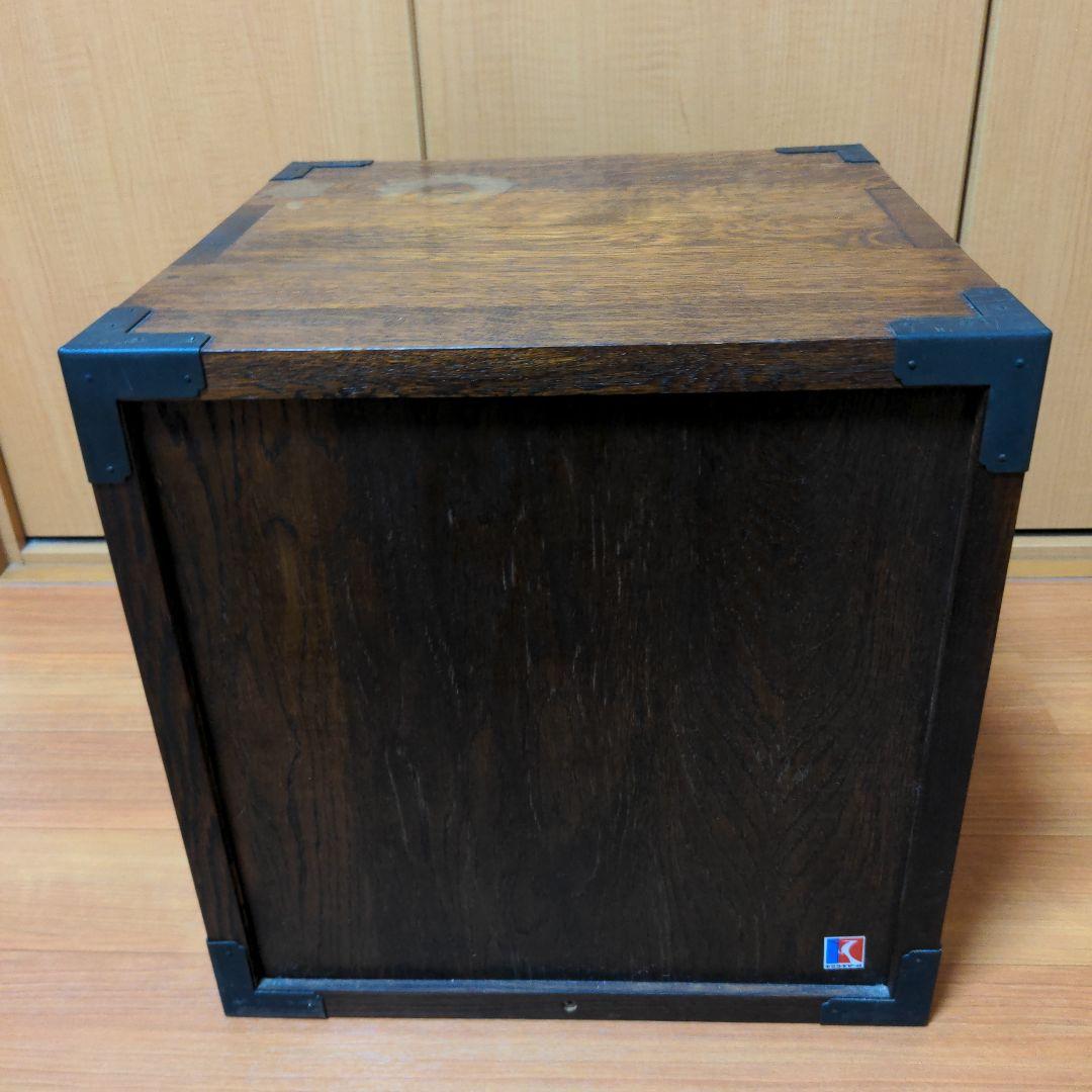 キツツキ　飛騨産業船箪笥　小物入　三段 アンティーク 小箪笥 和箪笥 ミニ箪笥