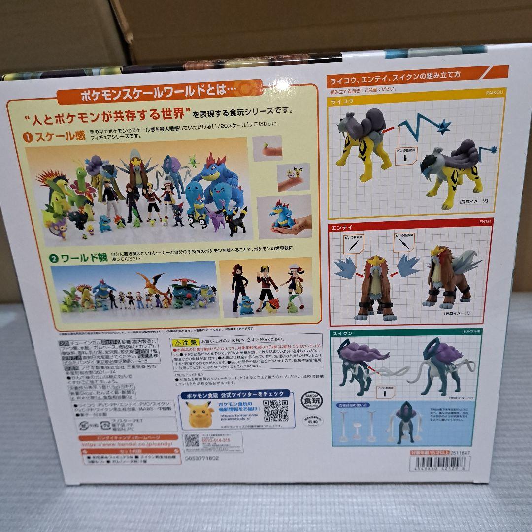 ポケモンスケールワールド ライコウ・エンテイ・スイクン