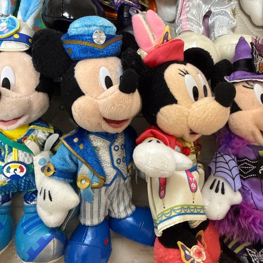 ミッキー ミニー ぬいぐるみバッジ 12体セット バラ売り可 クリスマス