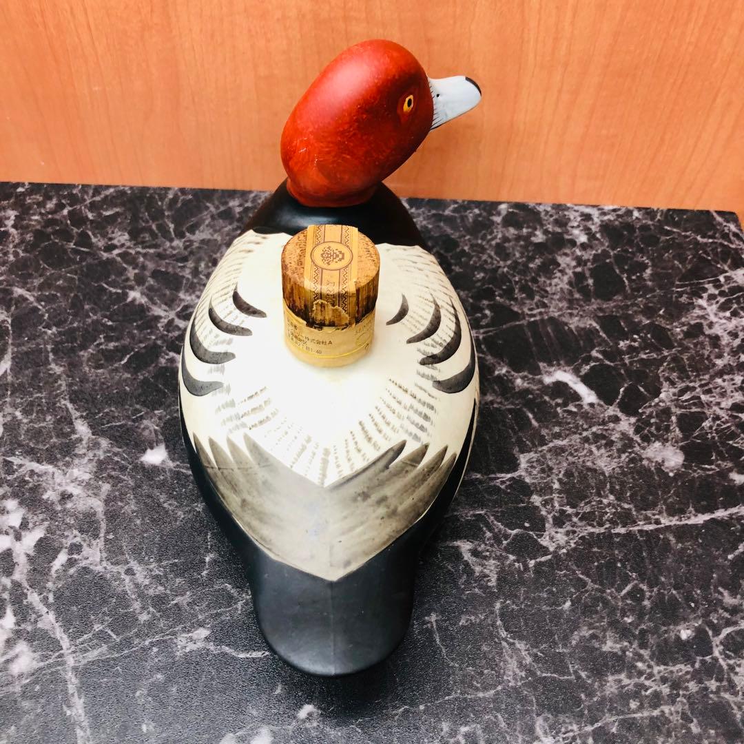 mm198【アウトレット】サントリー　ウイスキー　クレスト　鴨　陶器