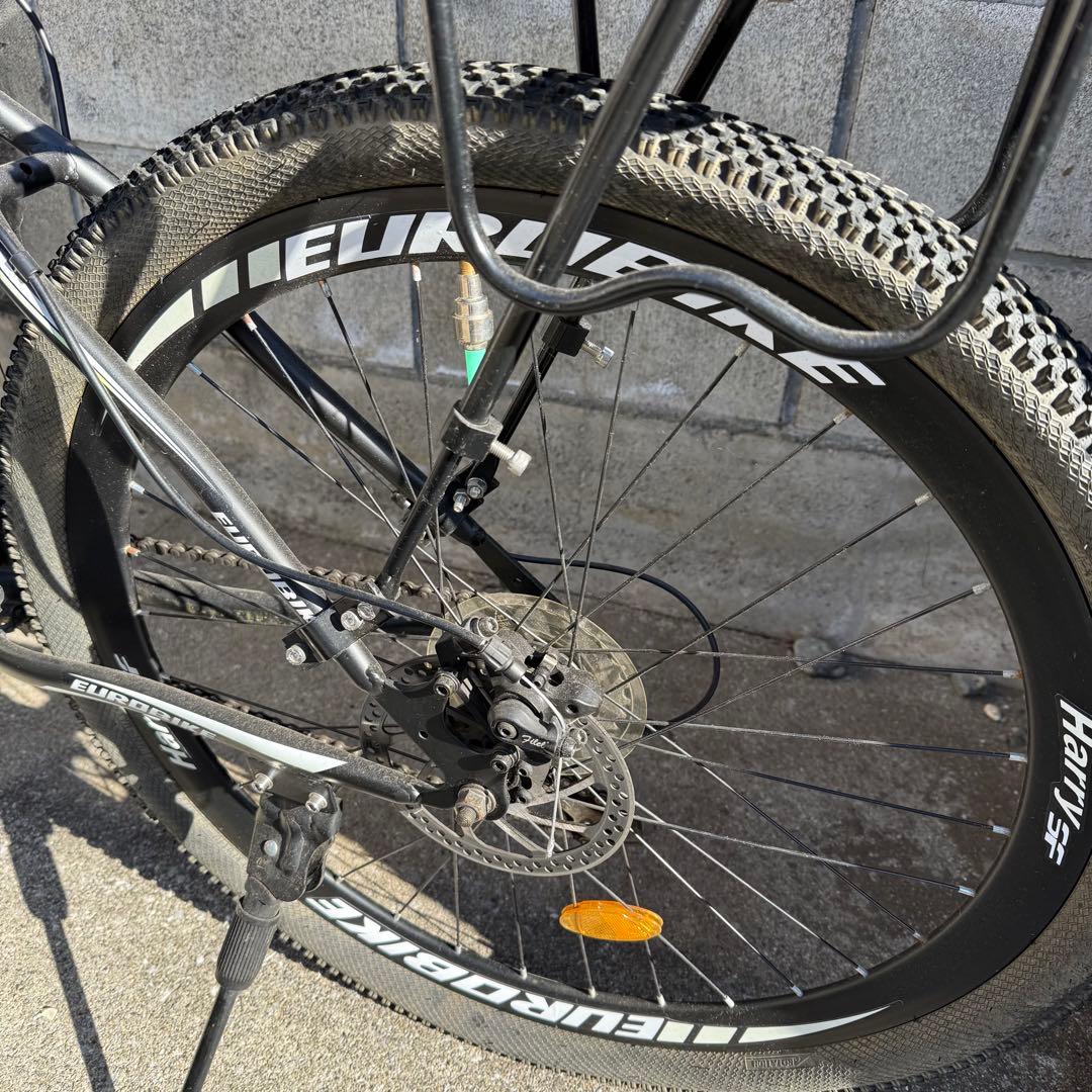 【引取/関東配送可】EUROBIKEマウンテンバイク 27.5インチ 21段変速