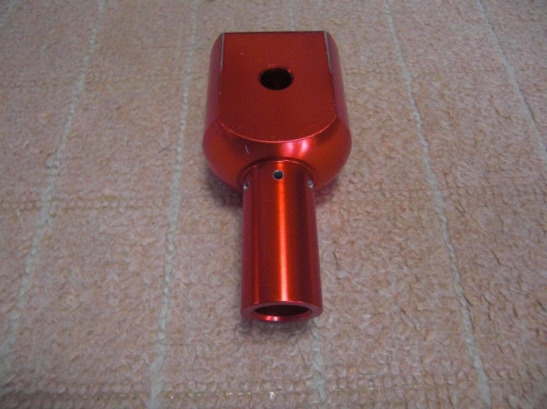 銭屋アルミ石突・ダイワ用・赤色（その②）・（巨鯉・大鯉・野鯉・石鯛用）