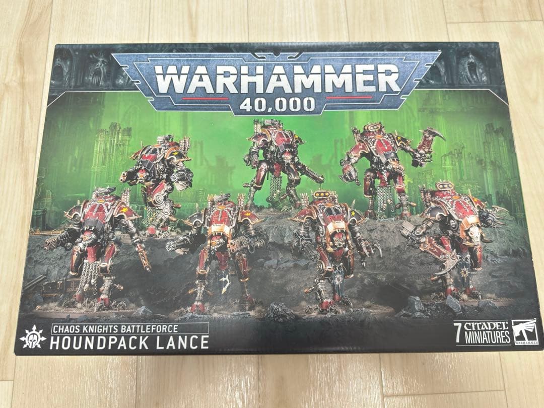 ウォーハンマー ケイオスナイト バトルフォース 狩人群楔陣