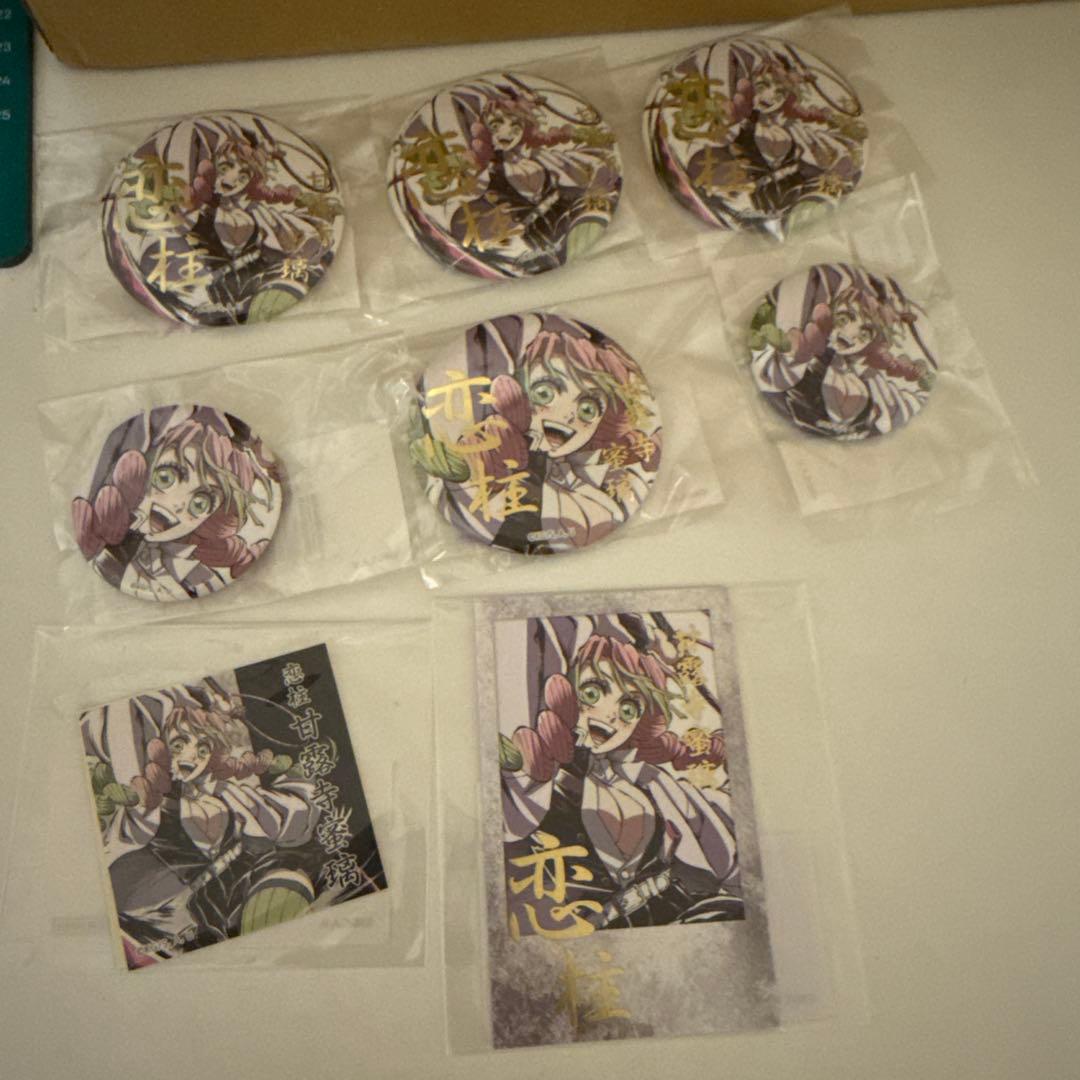 鬼滅の刃　幕間画　WEBSHOPくじ　恋柱　甘露寺蜜璃　9点セット