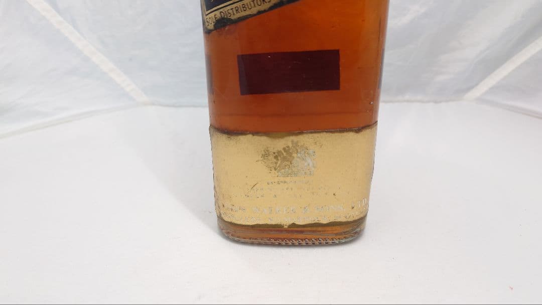 紙封　ジョニーウォーカー　ブラックラベル　１２年　特級　ウイスキー　未開古酒