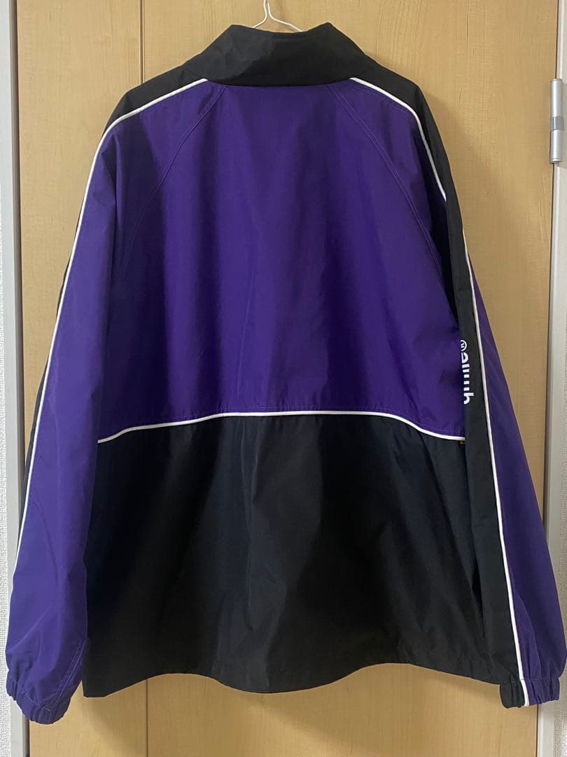 qmile スノーボードジャケット パンツ セット XXL 紫/黒