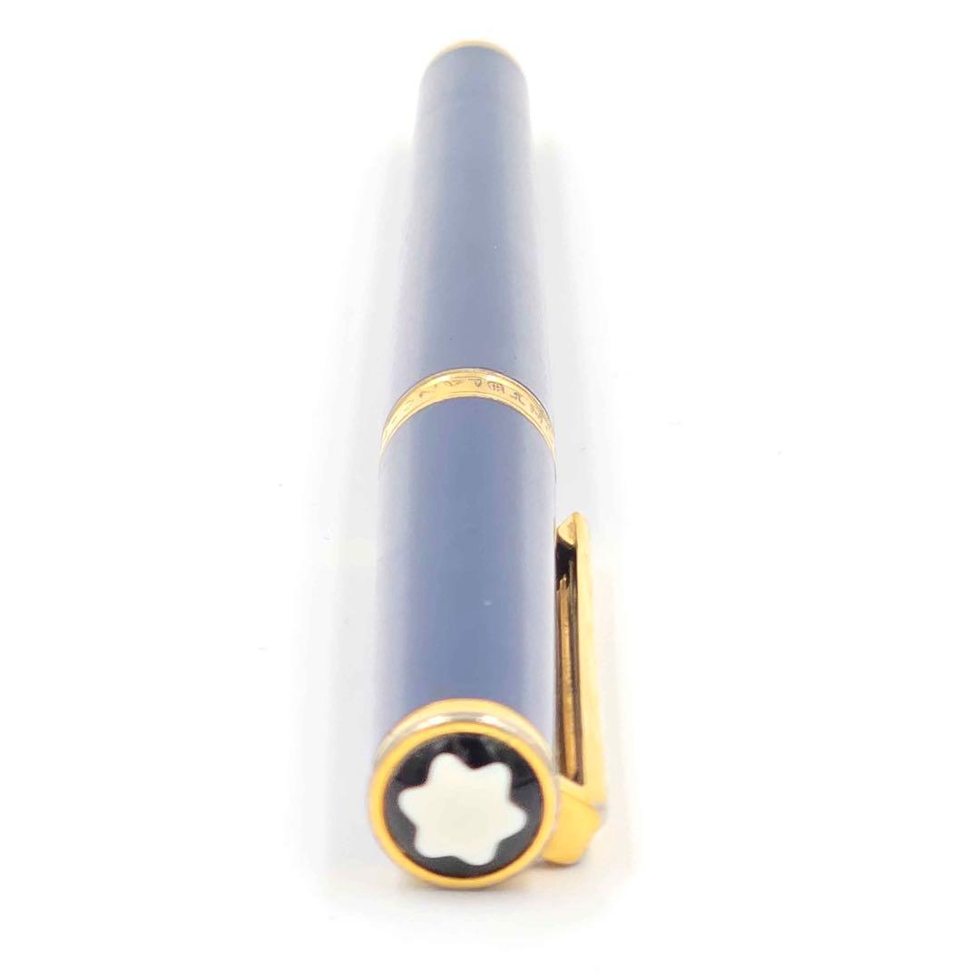廃盤 希少 モンブラン ノブレスオブリージュ ブルー リップ割れ無し 14K