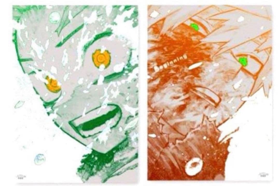 A2アートポスター2枚セット　【The Beginning】