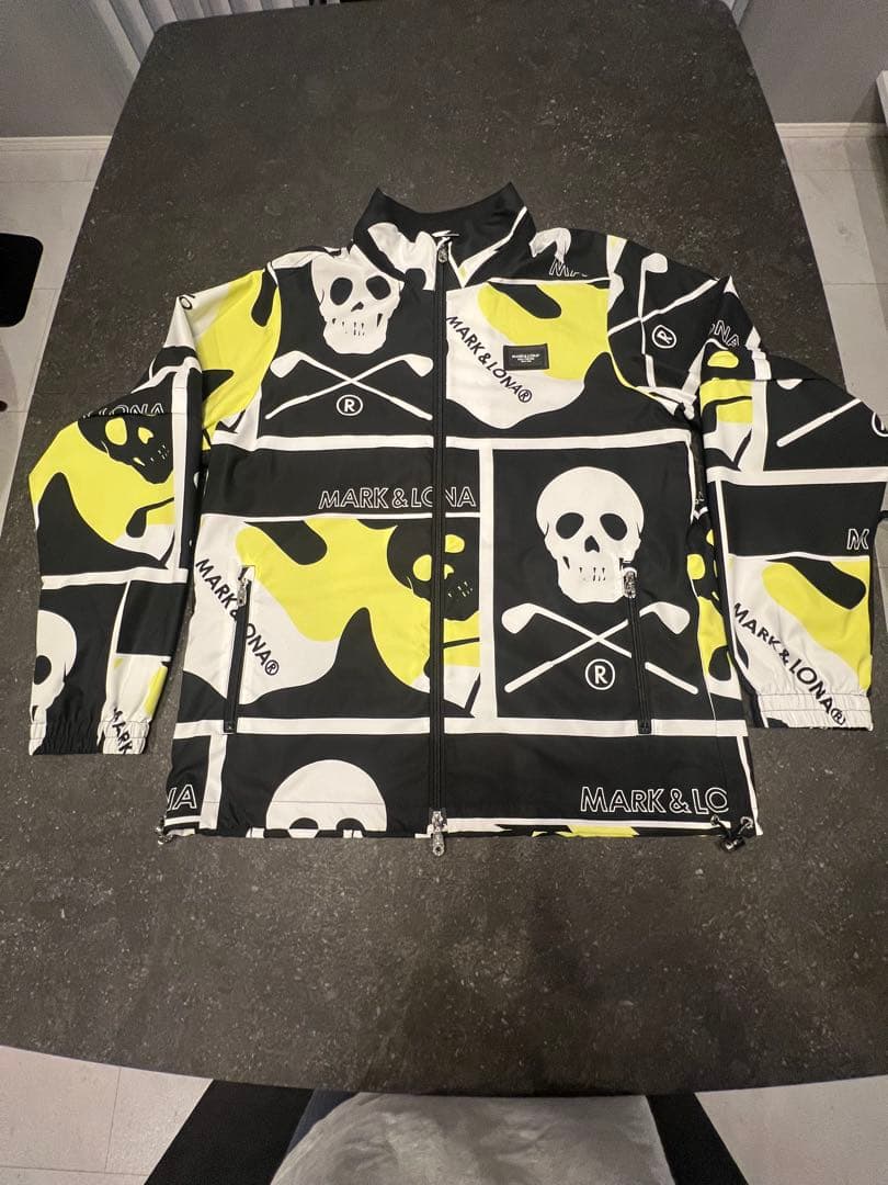 MARK & LONA スカルデザイン ナイロンパーカー　ウィンドブレーカー