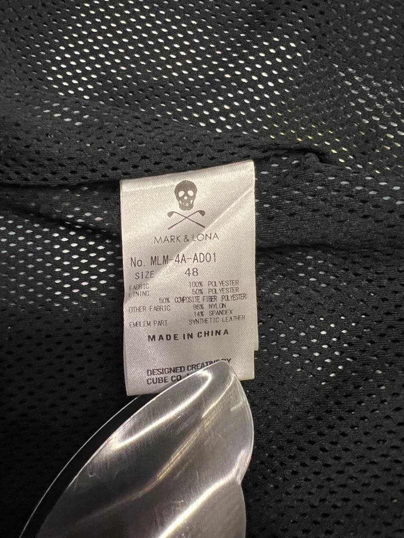 MARK & LONA スカルデザイン ナイロンパーカー　ウィンドブレーカー