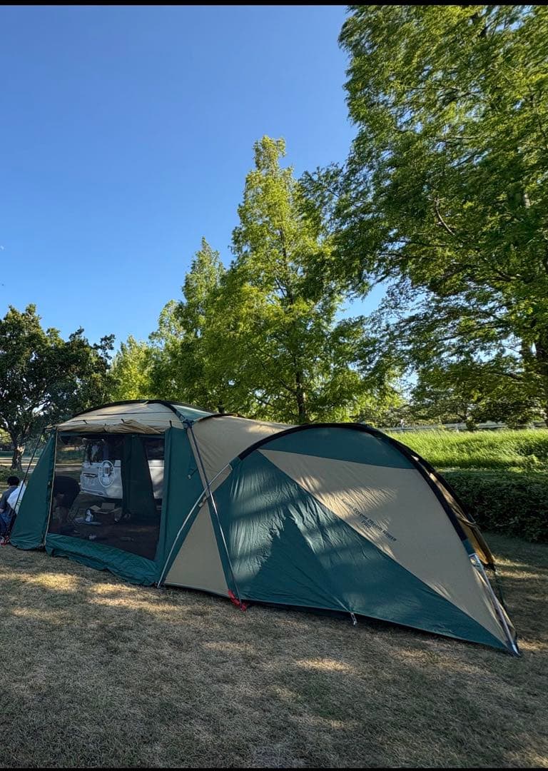 美品 Coleman コールマン ラウンドスクリーン2ルームハウス 複数人用