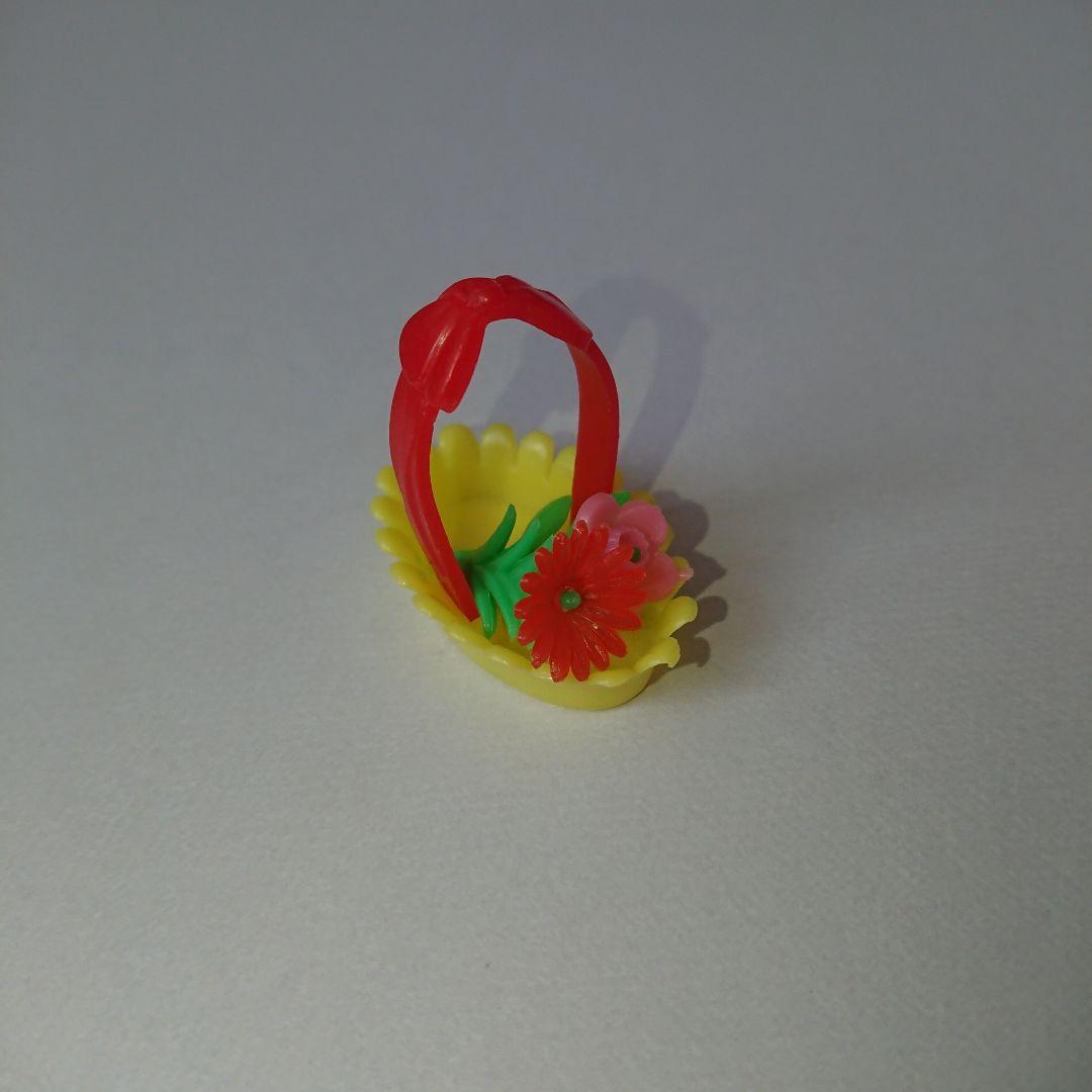 グリコ おまけ〈お花 花籠セット〉リボン