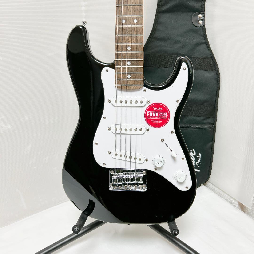 美品 Squier スクワイヤー Mini Stratocaster ブラック