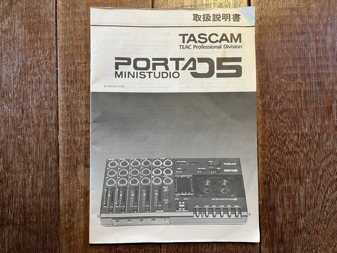 TASCAM PORTA 05 HS 【通電確認のみジャンク扱い】
