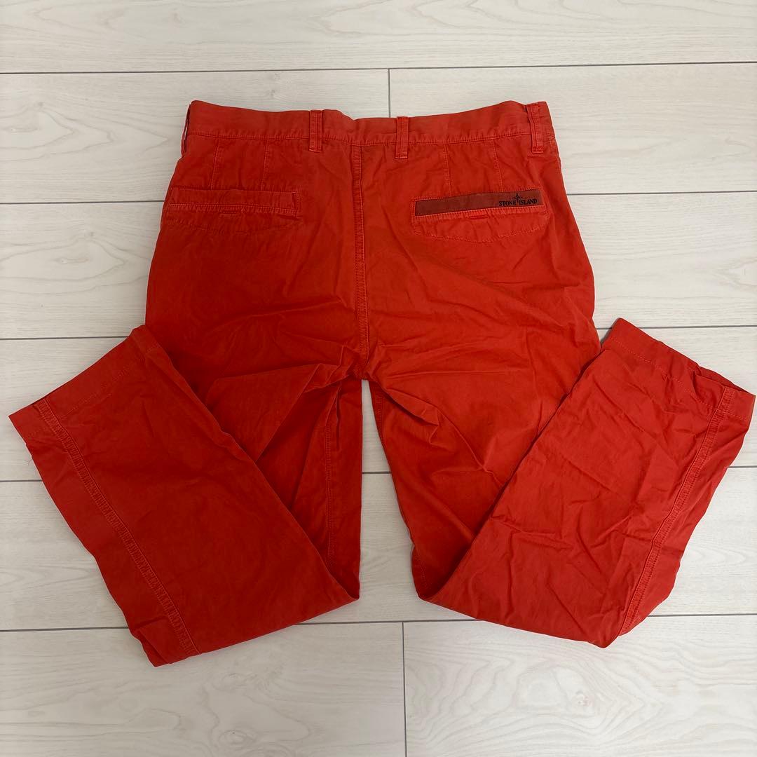 ストーンアイランド STONE  オレンジ パンツ