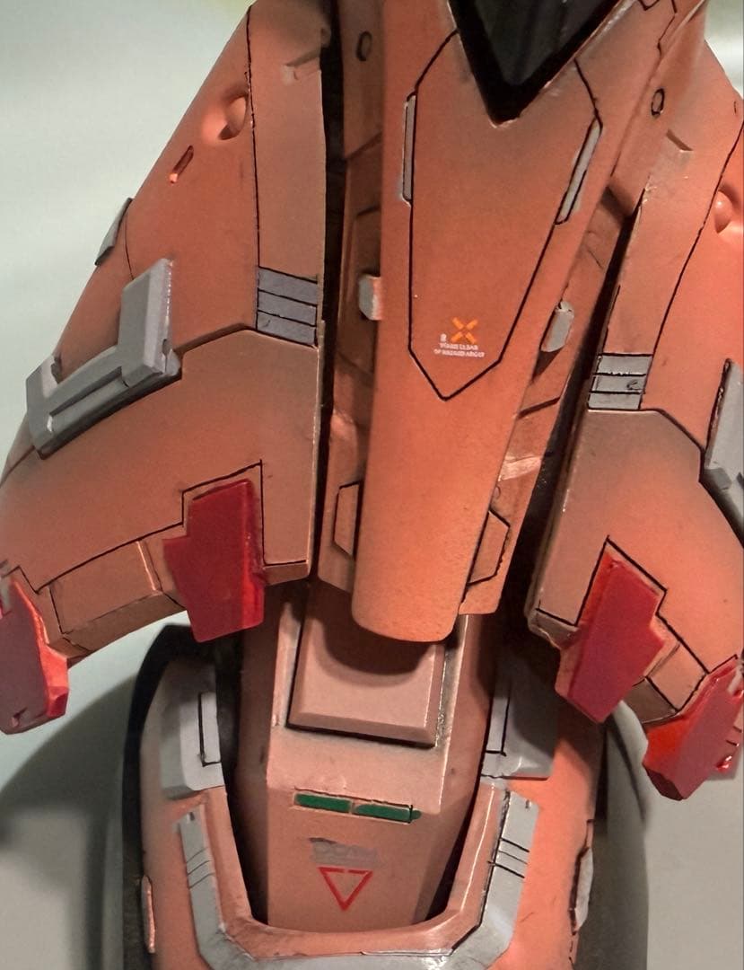 ガンプラ MG 1/100 ゲルググ 全塗装完成品 レジン改造 艶消し仕上げ