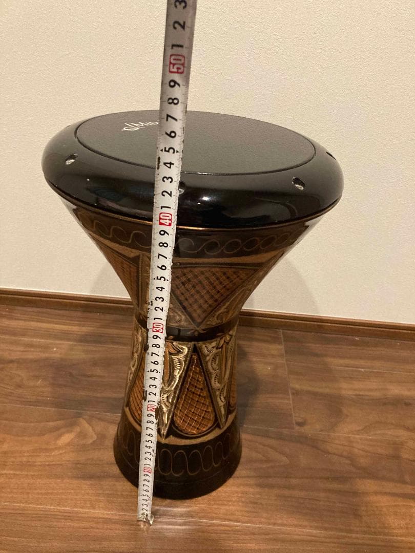 Mid-East ダラブッカ（黒装飾）中東パーカッション ドラム