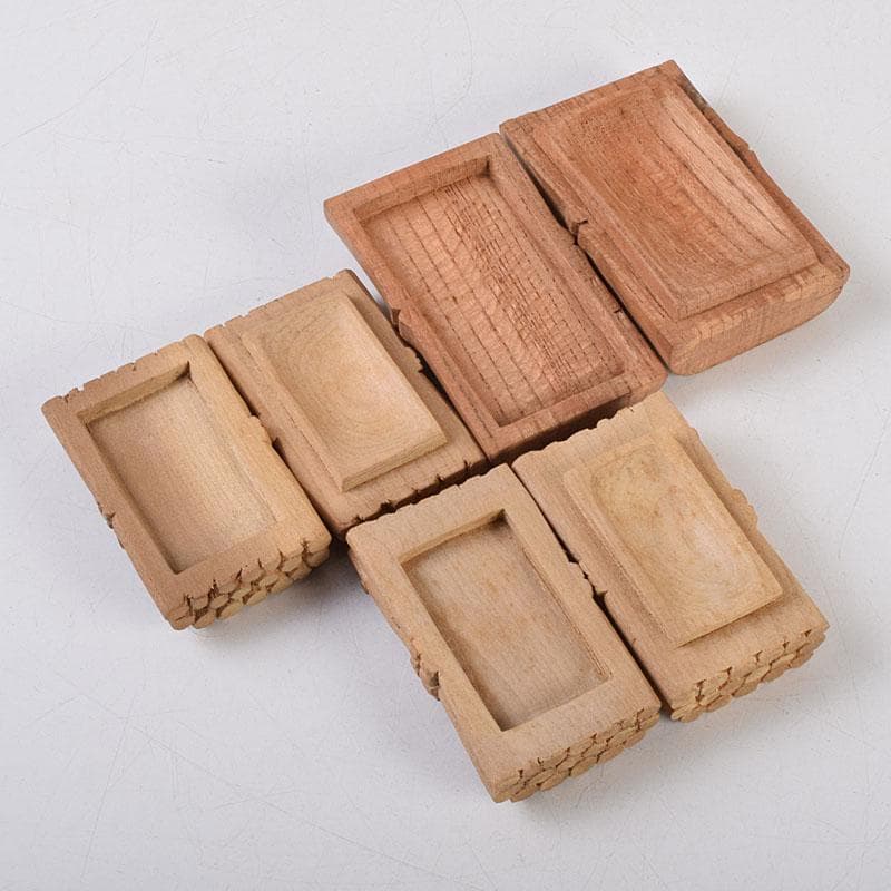 茶道具　木彫り　光銘　薪香合　舟香合など　５点まとめて　V　R9286