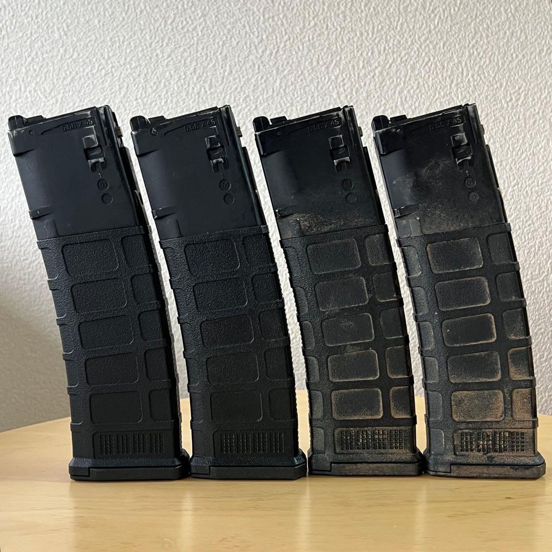 G&P PMAG 45連 東京マルイ MWS マガジン 4本セット