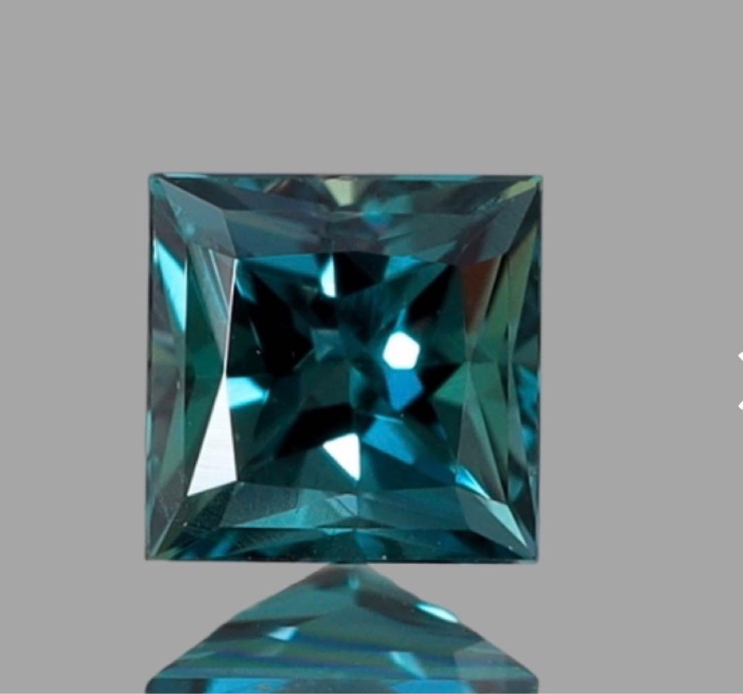 天然アレキサンドライト 0.14ct  鑑別書付【ブラジル】 プリンセスカット