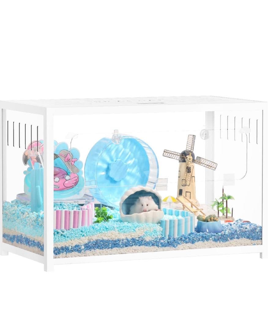 ハムスター メタル製 80cm ケージ 飼育ケージ クリアケージ 透明