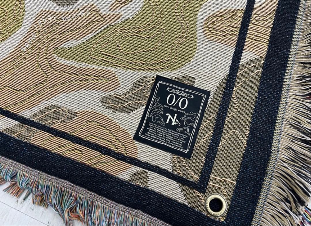neru design works ブランケット topoカモサンドカラー