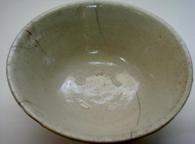 杯■李朝杯 茶碗 白磁 直し有り 酒器 酒盃 古玩 唐物 中国 時代物 骨董品■