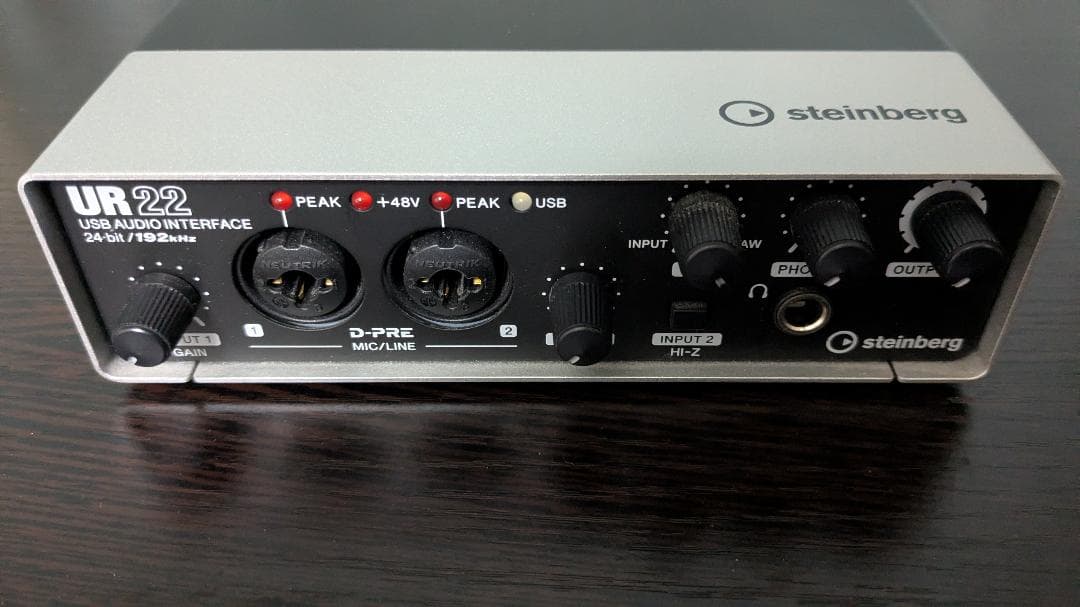 D*e様 UR22 オーディオインターフェイス+CubaseAIダウンロードカー