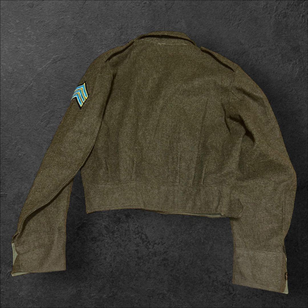 50s British Army ウール地 バトルドレスジャケット US 短丈