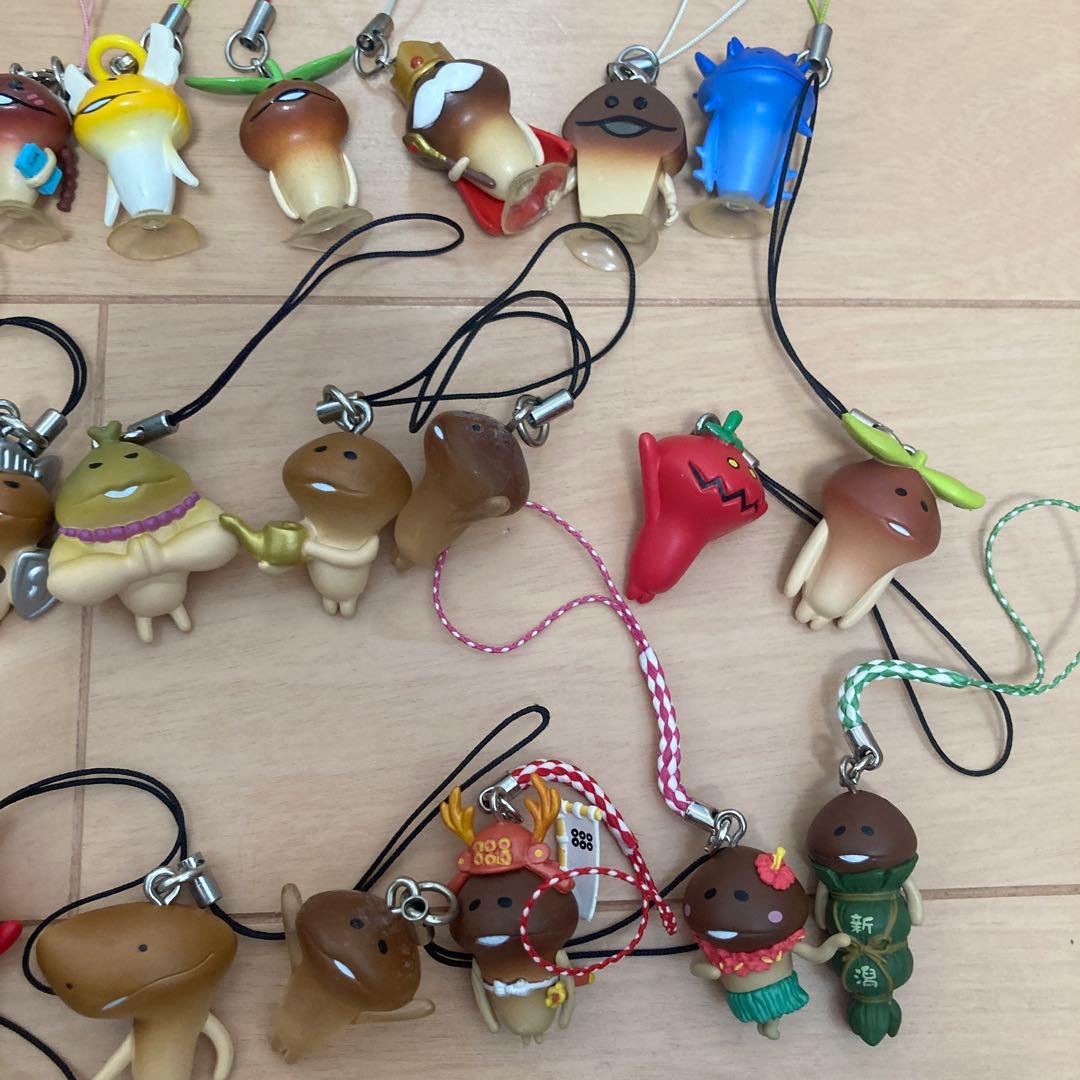 なめこ栽培キット　ストラップ フィギュア