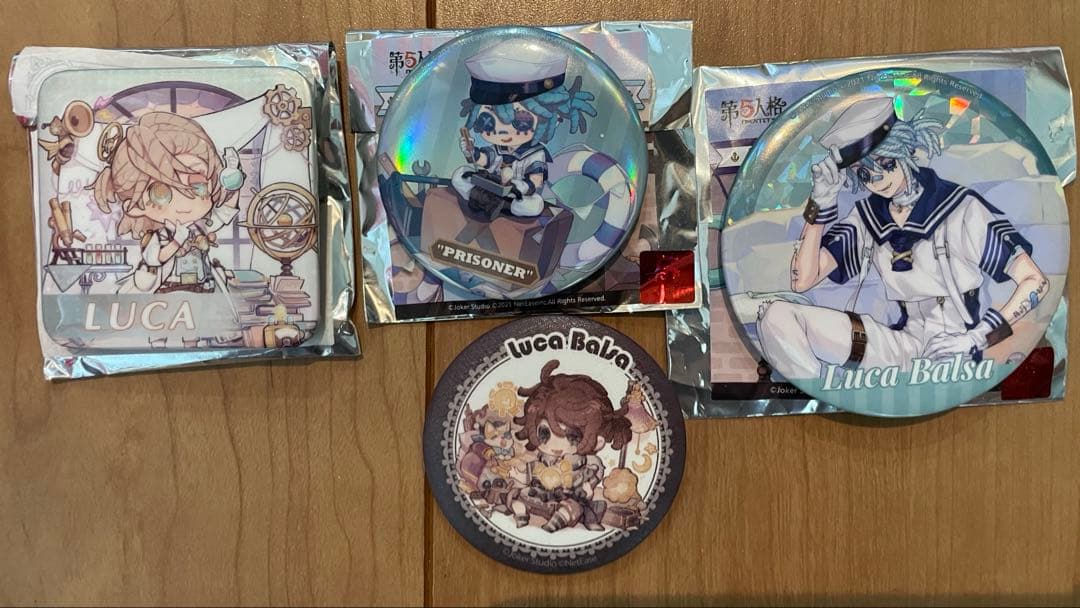 第五人格　囚人　缶バッジ　cp セット