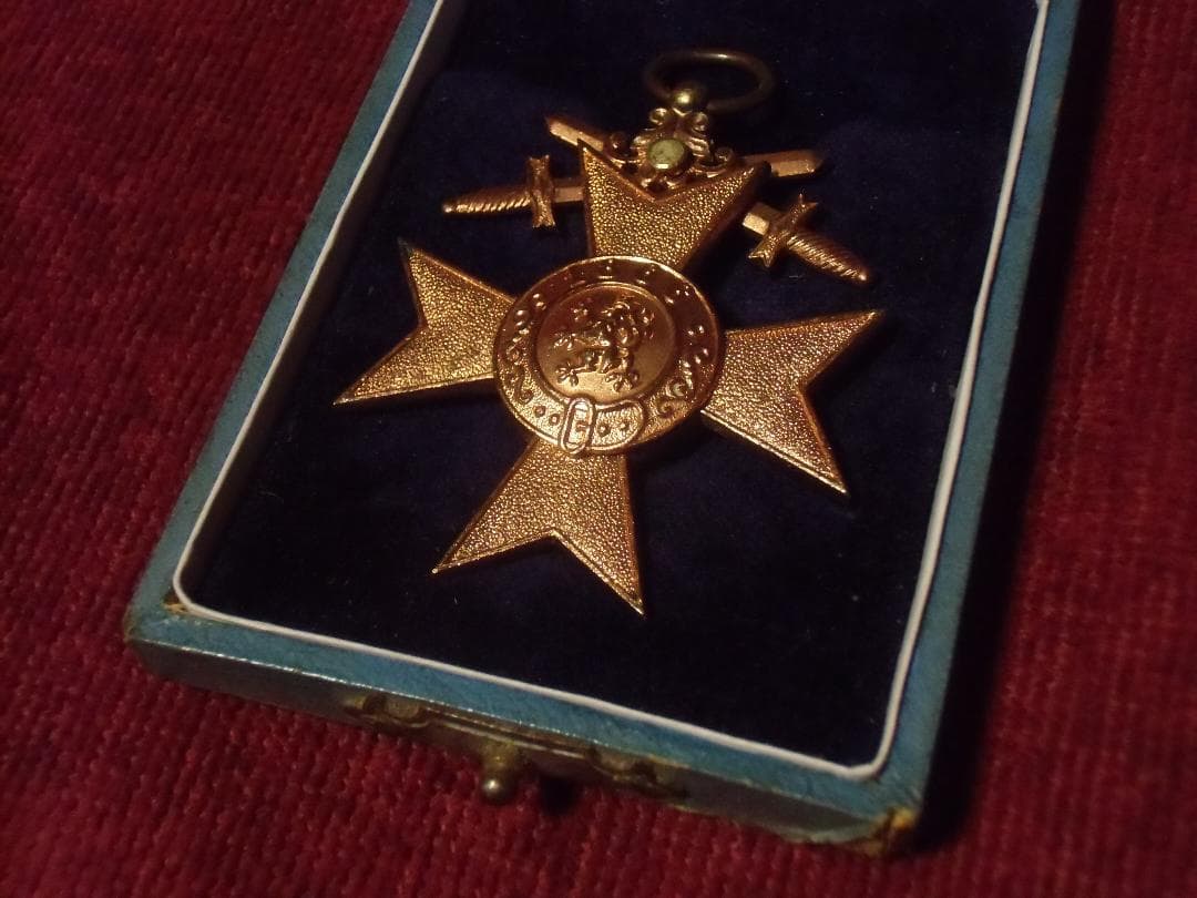 Ｗ帝政ドイツ軍/バイエルン王国＊戦功十字章３級（実物）