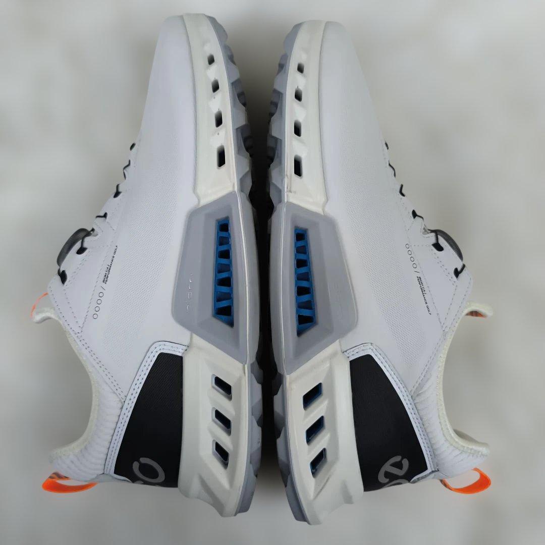 未使用級✨ エコー バイオム C4 ゴルフシューズ ゴアテックス 防水 ボア 白