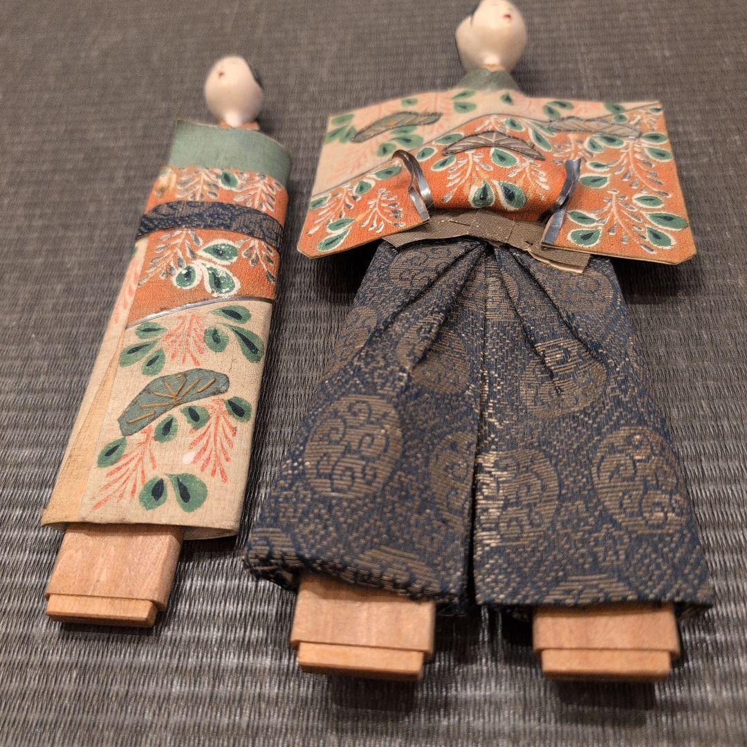 江戸時代　雛人形　紙雛　立雛