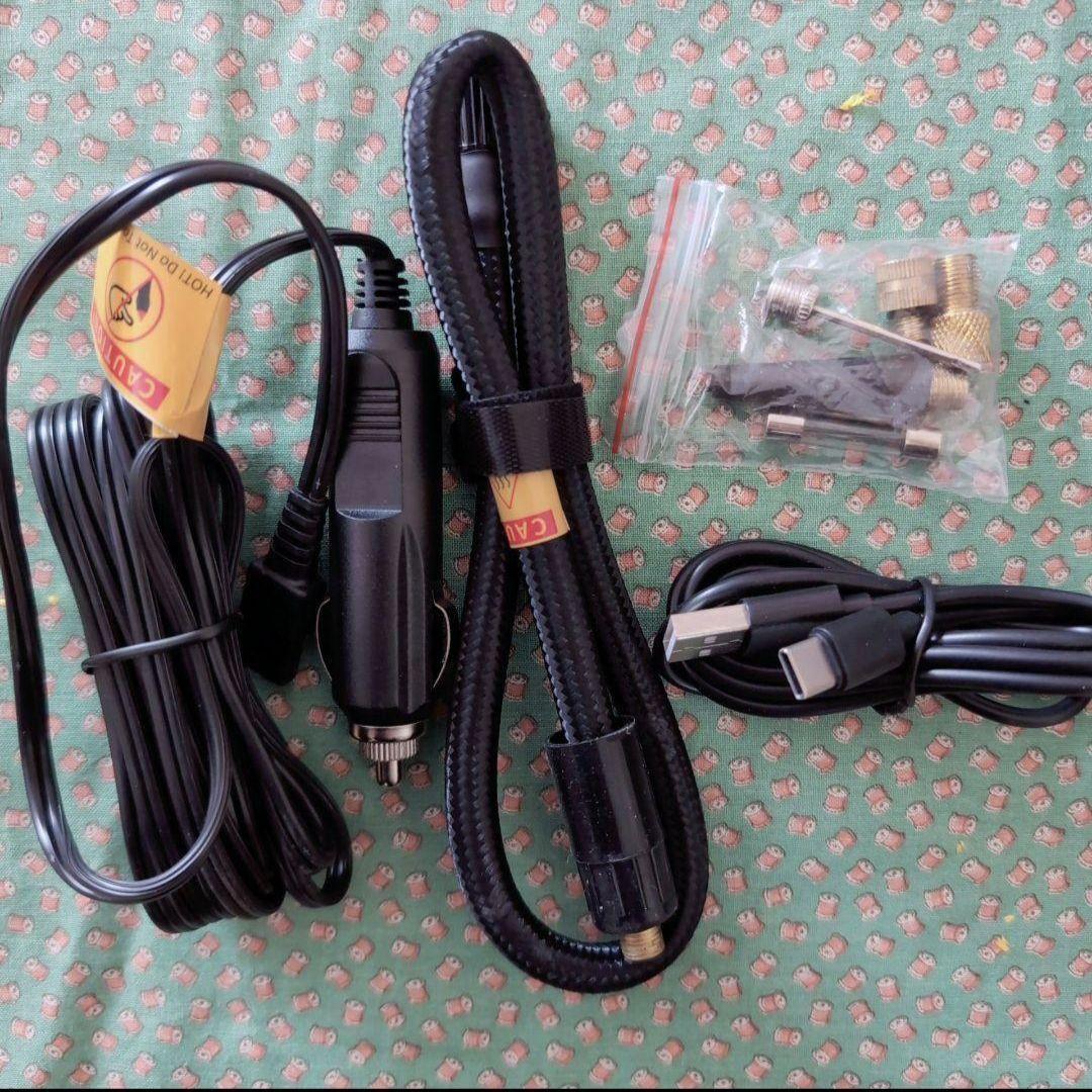 【✨️即購入OK✨️】ポータブル電動空気入れ 多機能エアーコンプレッサー