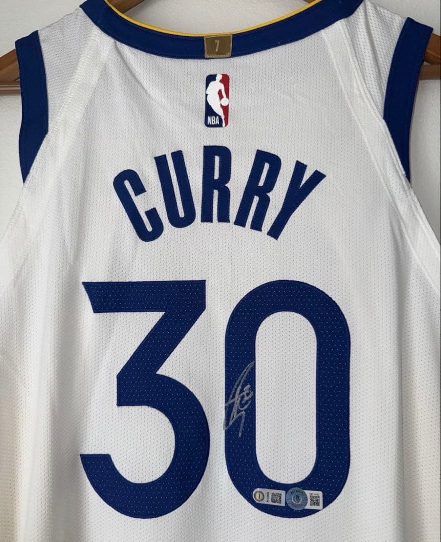 CURRY 30 サイン入りユニフォーム サイズ7 ステフィン　カリー　NBA
