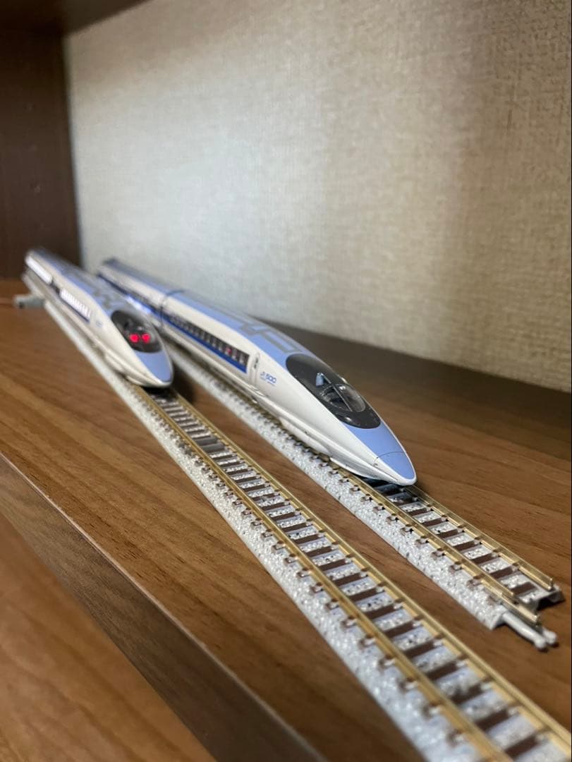 TOMIX 500系東海道・山陽新幹線　16両フル編 車内灯付き