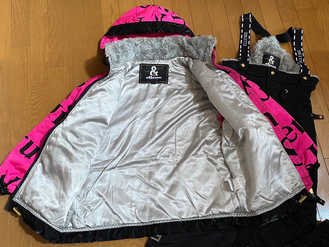 美品　ellesse エレッセ　ベアー　スキーウェア　ボア　ベスト付3Ｐ　Ｍ