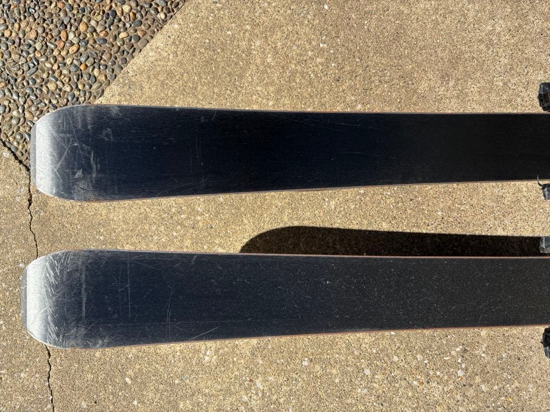 Salomon G KART 162cm スキーセット　ストック付き