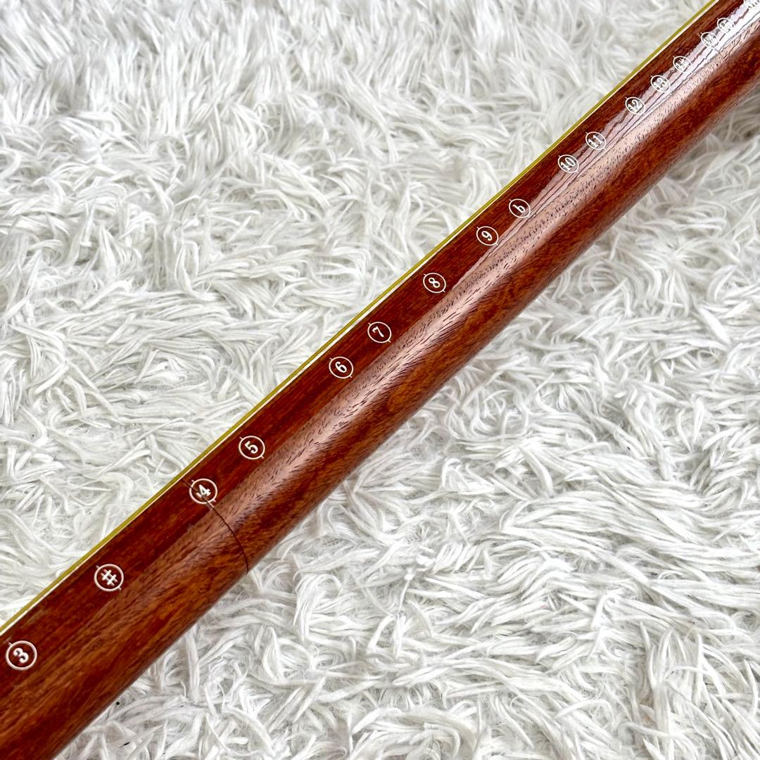✨美品✨津軽三味線 太棹 花梨 丸打ち胴　一本ホゾ　和楽器　ハードケース付き