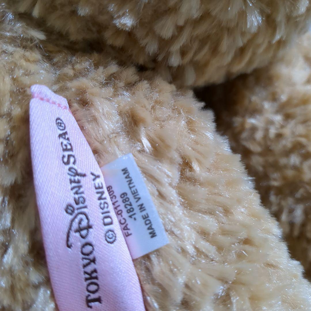 ダッフィーぬいぐるみ　抱き枕　トイスケルトン